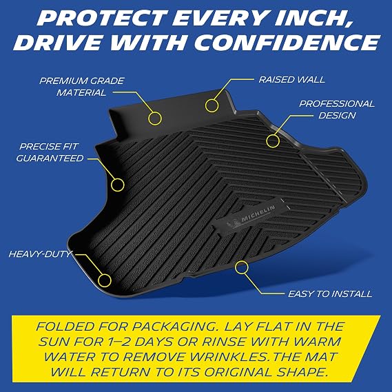 Michelin Floor Mats for 2025-2026 Toyota Camry Trunk Mat/Cargo Liner