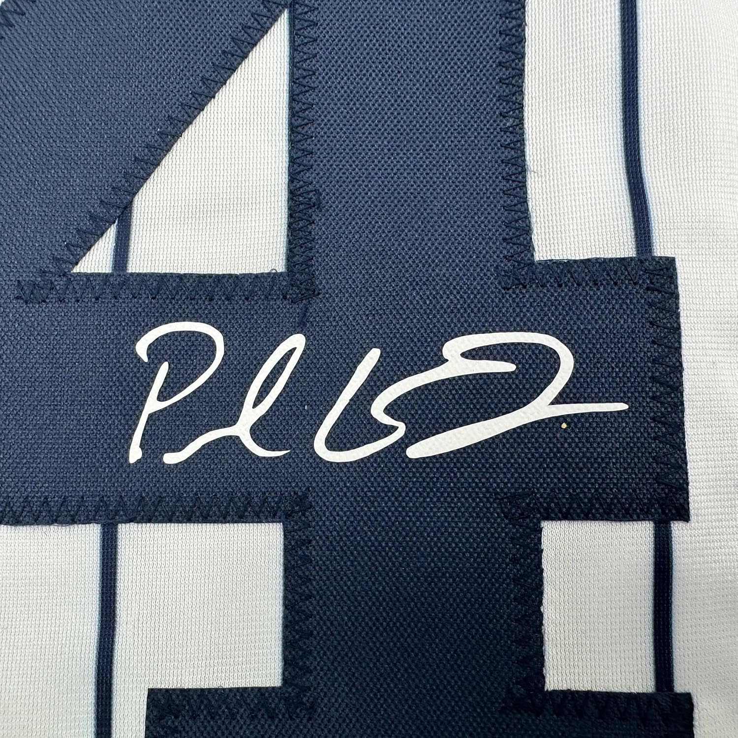 Facsimile Autographed Paul Goldschmidt New York Pinstripe Reprint Laser Auto Baseball Jersey Size Men's XL - Image 2