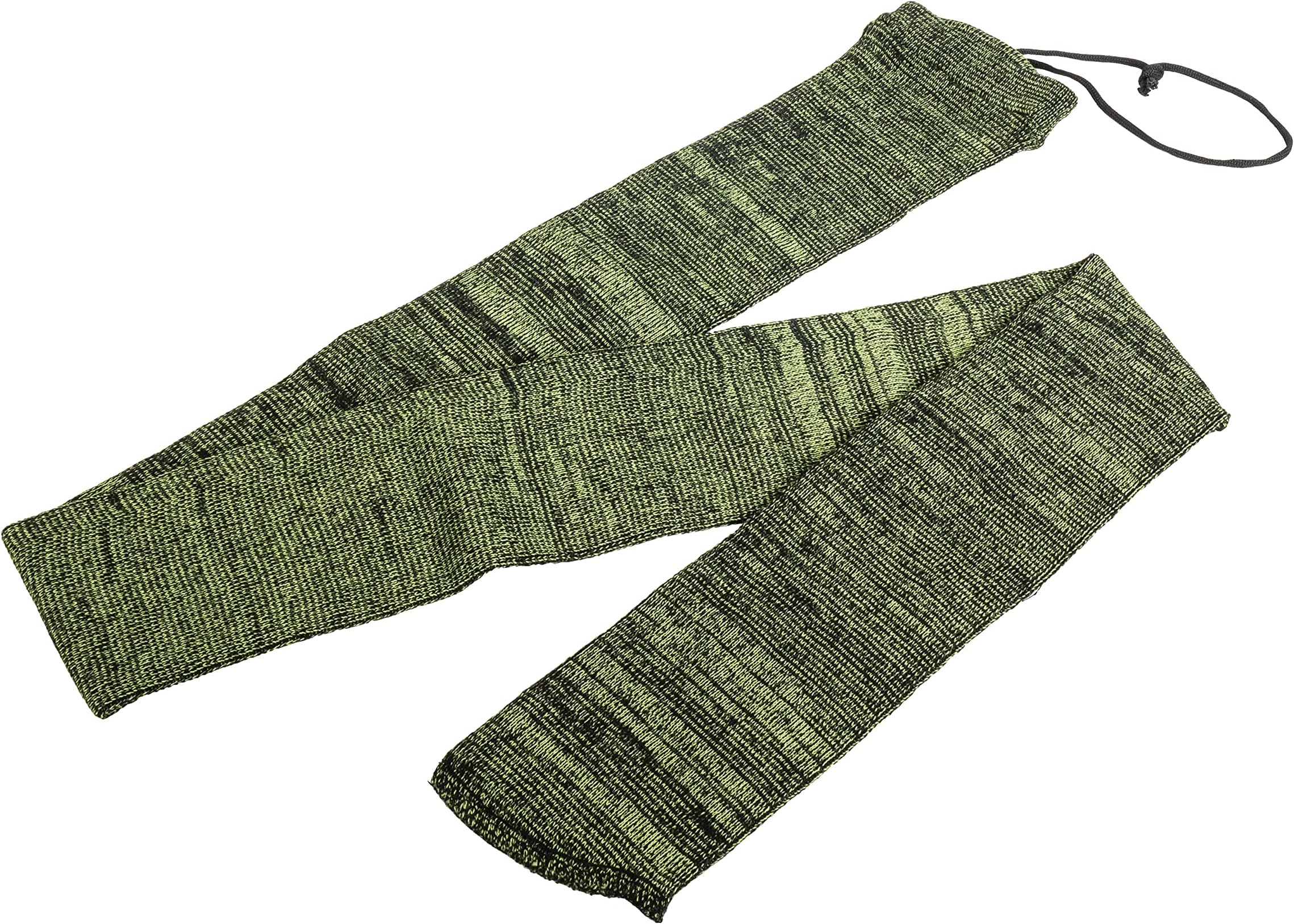 Lockdown Silicone Gun Socks with Multiple Sizes, Breathable, Rust-Preventing, Moisture Wicking Material and Cinch Top for Damage Free Firearm Storage, Shotgun/Rifle,Green