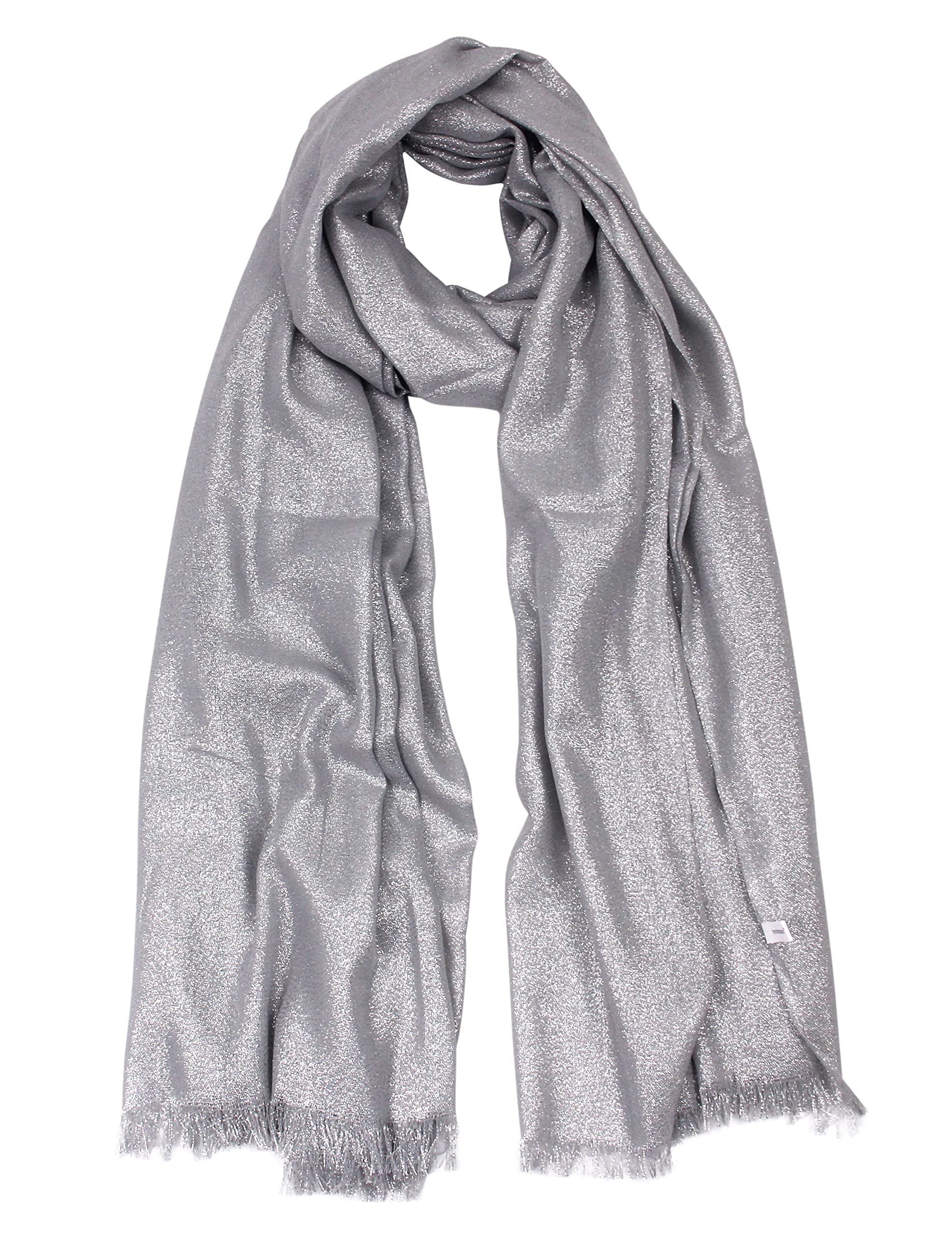 Women's Sparkling Metallic Evening Shawl Lightweight Wedding Shawl Extra Large Dressy Shawls and Wraps for Party