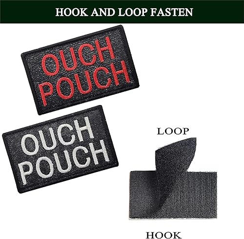 Miniatura 4 de 2 parches Ouch Bag, parche de gancho y bucle, insignia bordada completa para chaleco de perro, arnés y gorras, bolsas, chalecos, chaquetas,