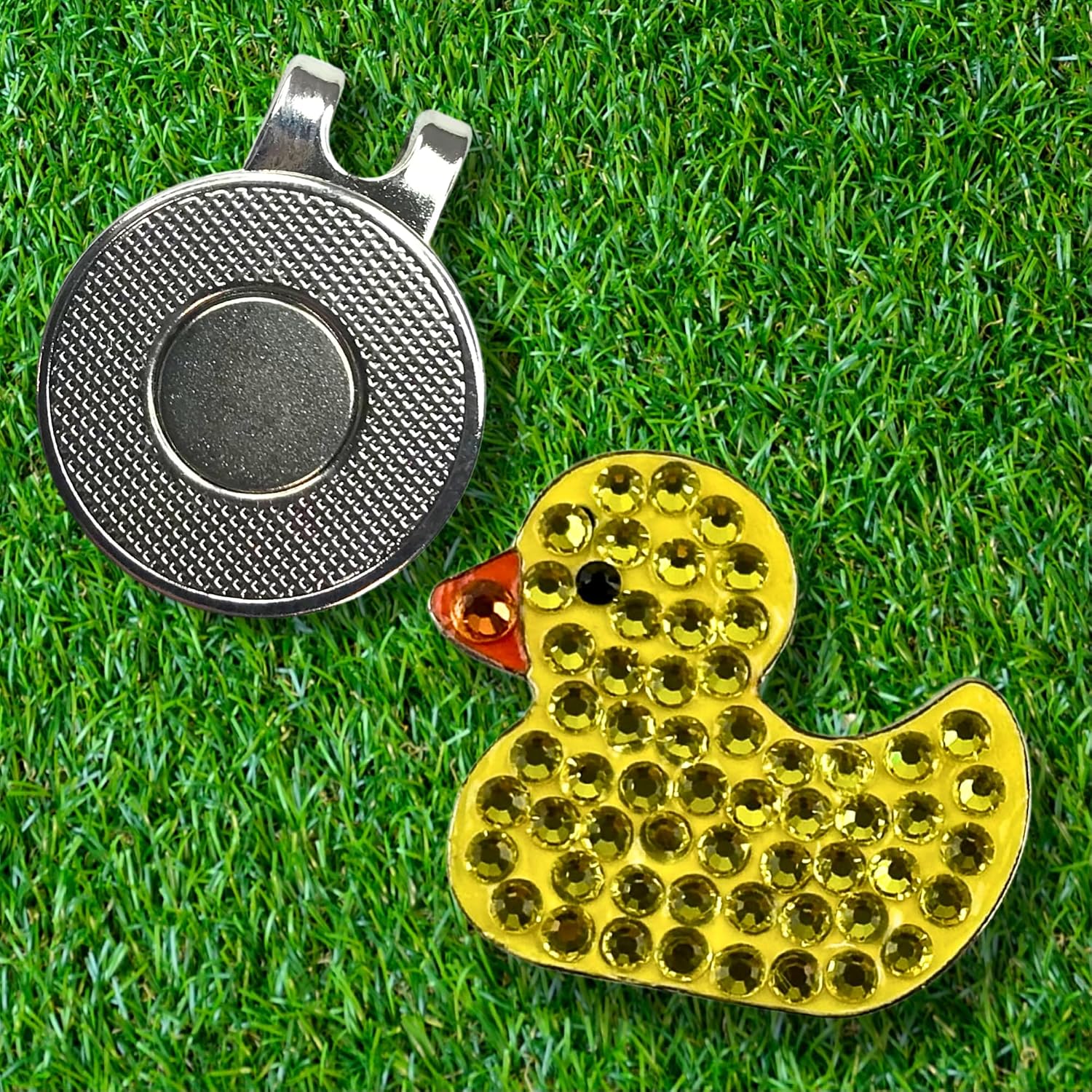 Premium Crystal Golf Ball Marker Bonjoc with Magnetic Hat Clip Animals | Perfect Golf Accessories, Golf Gift, and Golf Giveaway for Men Women with add-ons Available!