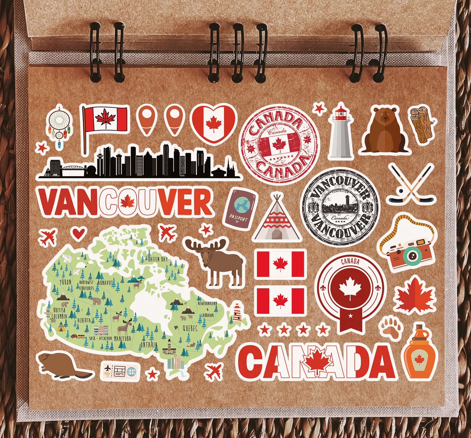 A5 Stickerbogen Yorkshire Dales – Vinyl-Aufkleber, National Park Motive, 100 Mikron