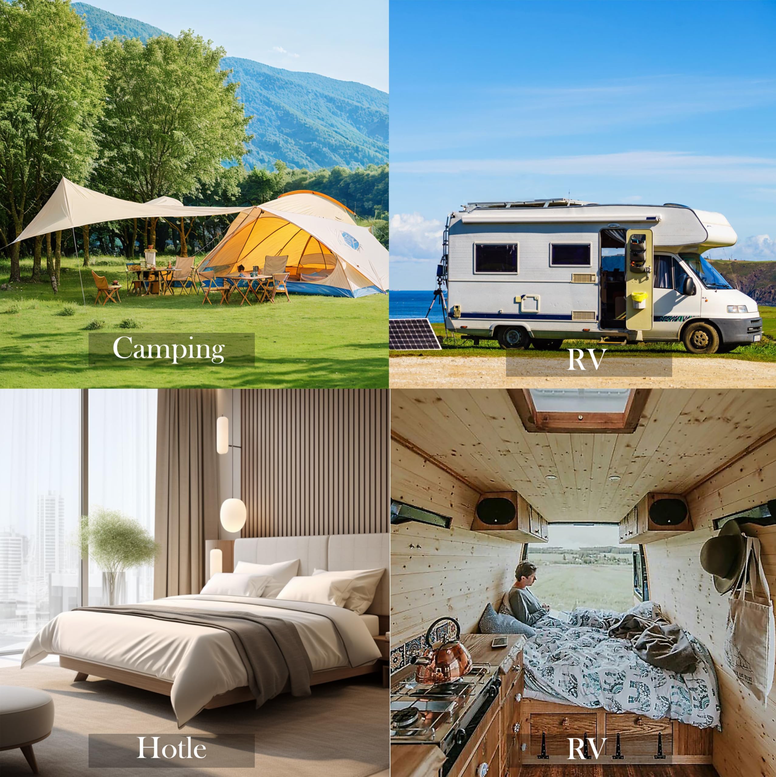 Grucce pieghevoli da viaggio, portatili, in plastica, accessori da viaggio, stendibiancheria, appendiabiti pieghevoli, per viaggi, campeggio, camper, crociere, dormitorio, scuola, hotel