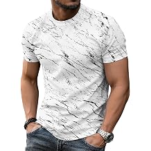 Mens Graphic Tee Short Sleeve All Over Print Vintage T Shirt