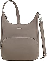 Vista 17 de Travelon Bolsa bandolera clásica antirrobo esencial, color negro