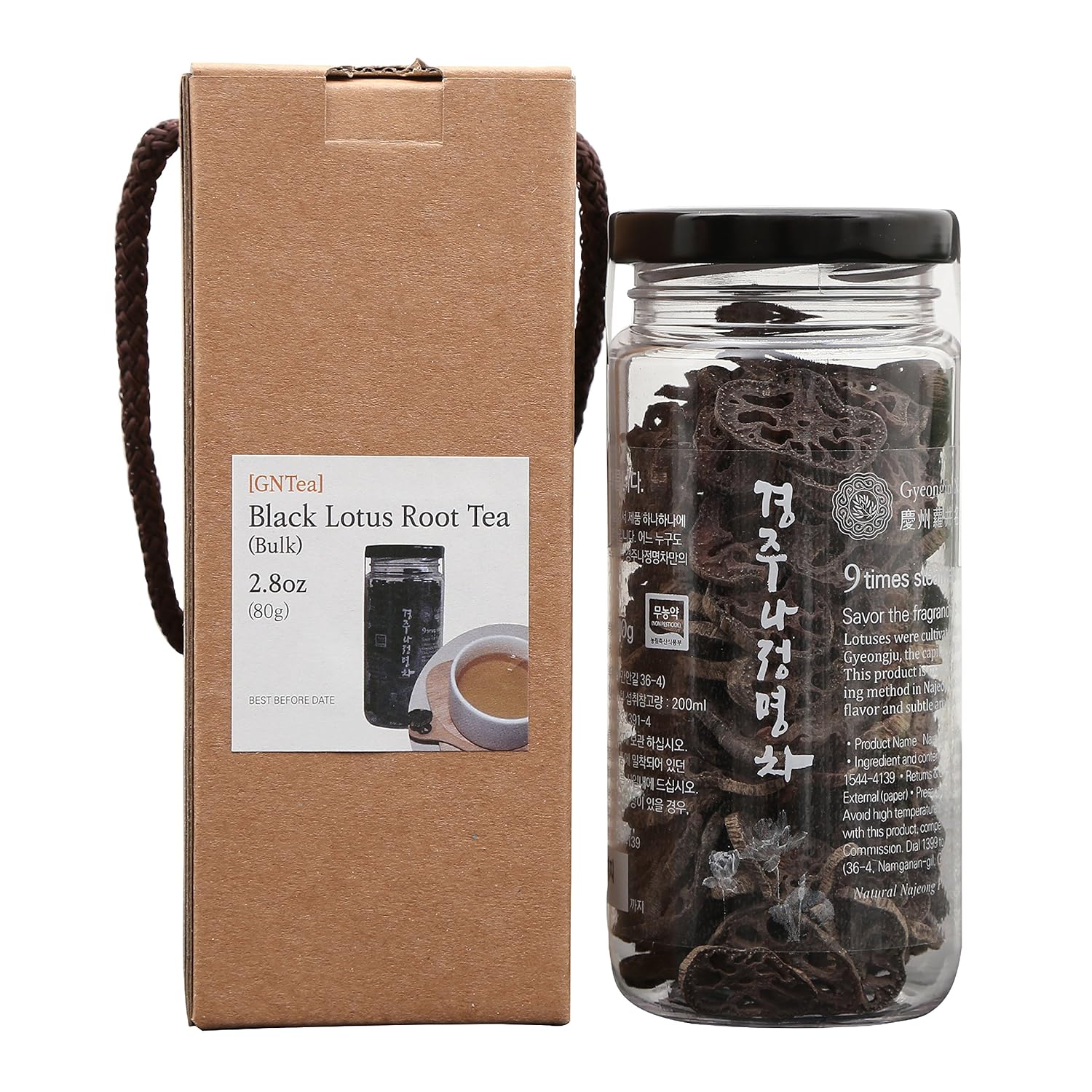 [GNTea] Vegan Black Lotus Root Tea (bulk) 2.8oz (bottle of 1)