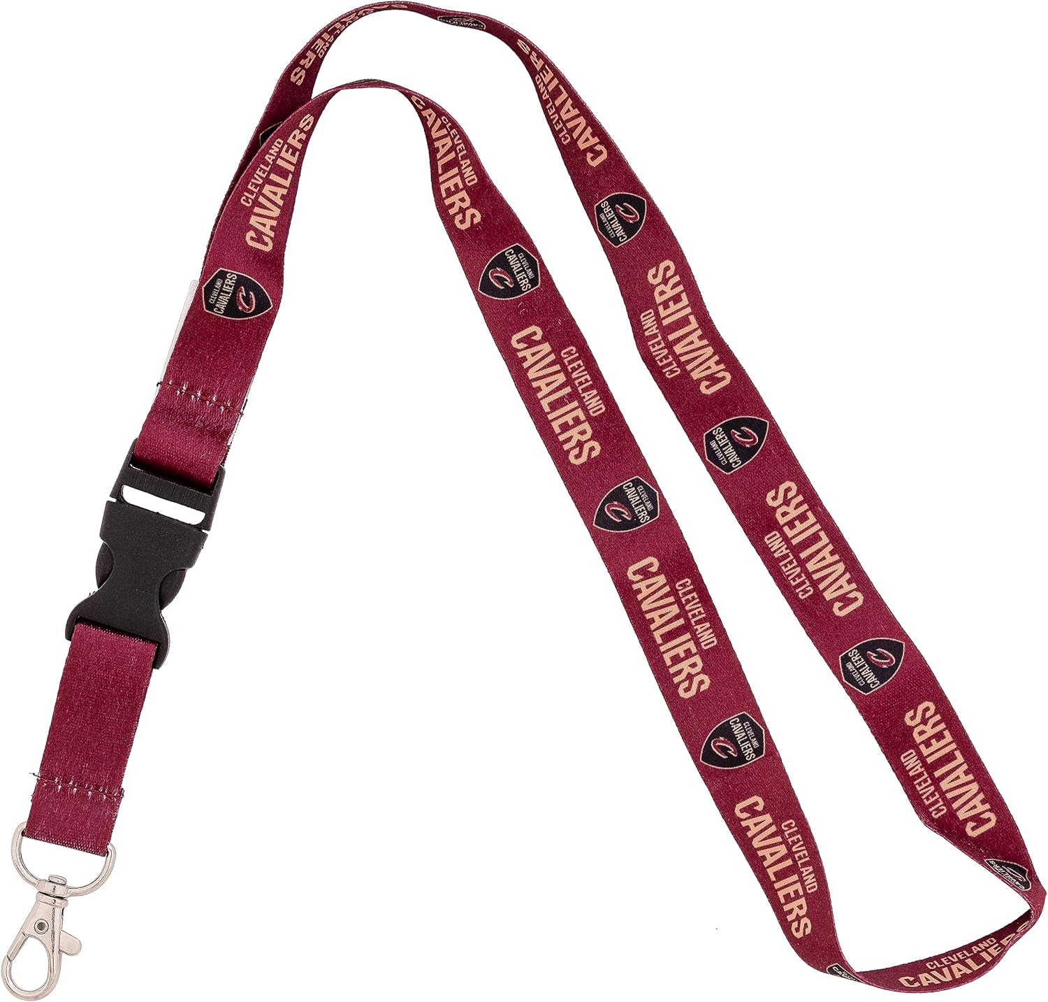 Desert Cactus Cleveland Cavaliers Lanyard Keychain Detachable NBA Breakaway Snap Buckle National Basketball Association Car Keys ID Badge Holder (Lanyard A)