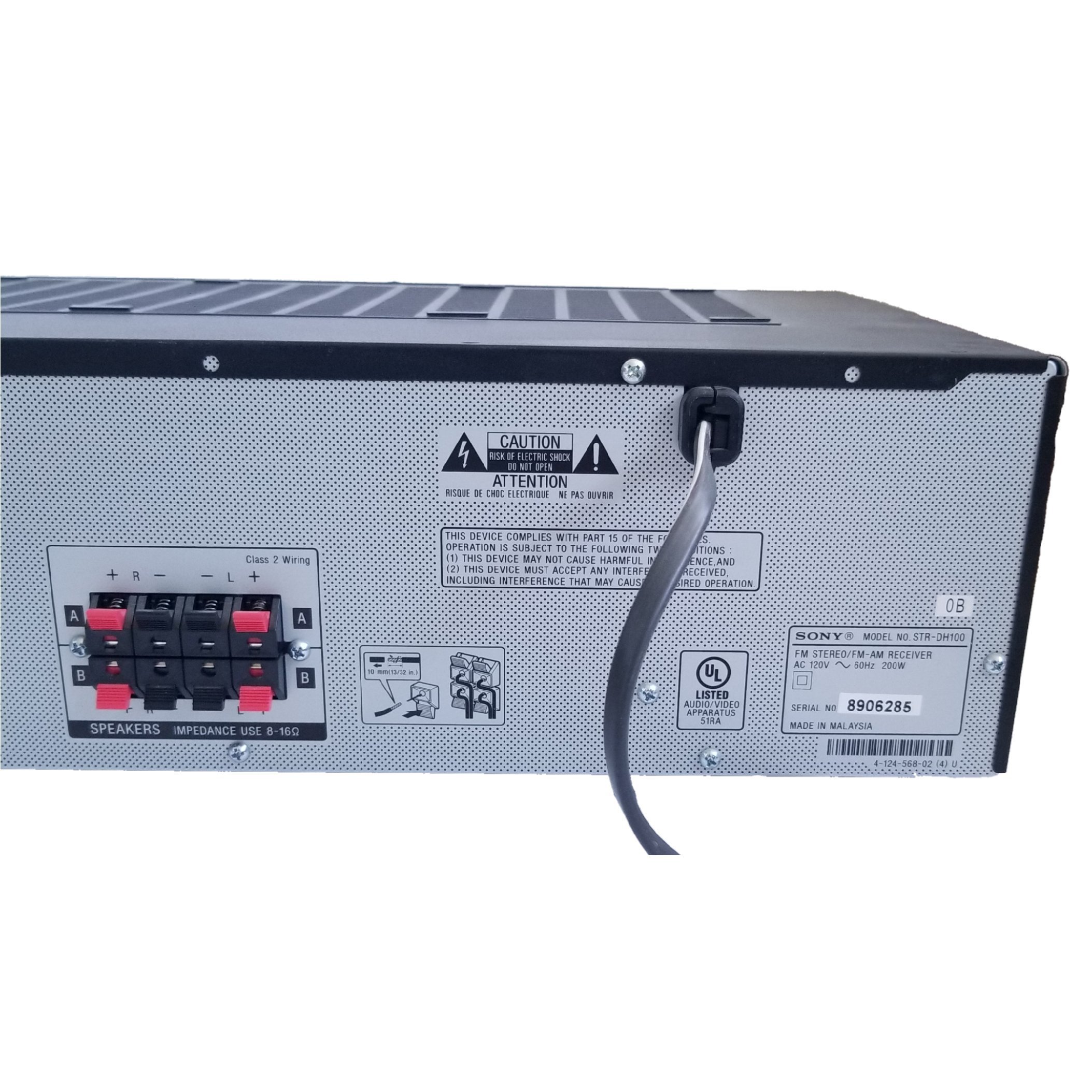 SONY ステレオアンプ STR-DH100 FM/AMチューナー搭載 Sony STR-DH100 Stereo FM-AM Receiver Amp AV System Working