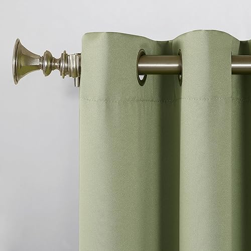 Miniatura 2 de Sun Zero Barrow - Par de paneles de cortina con ojales de eficiencia energética, 54 x 54 pulgadas