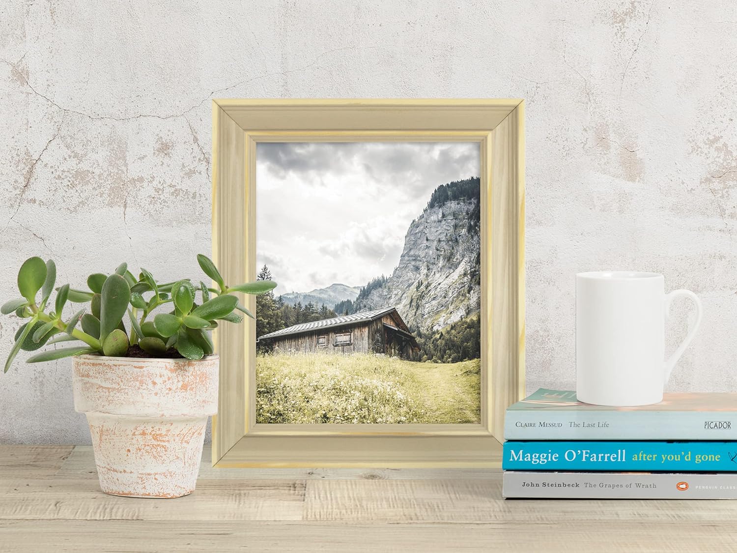 The Rusty Roof-Distressed Classic Greige-Solid Wood Picture Frame-10x12