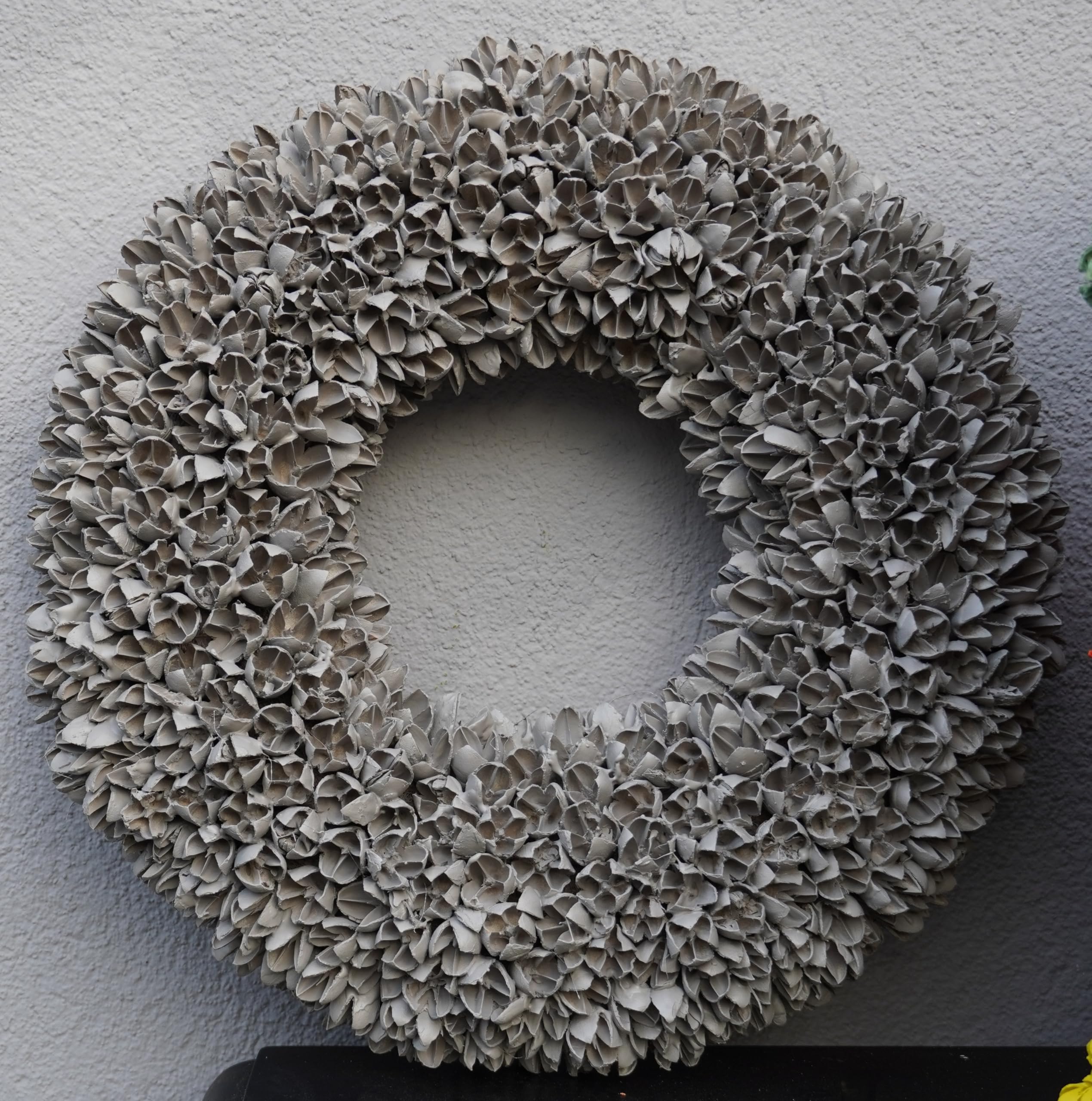 Kranz Pastell Taupe Türkranz Wandkranz 40 cm Ø