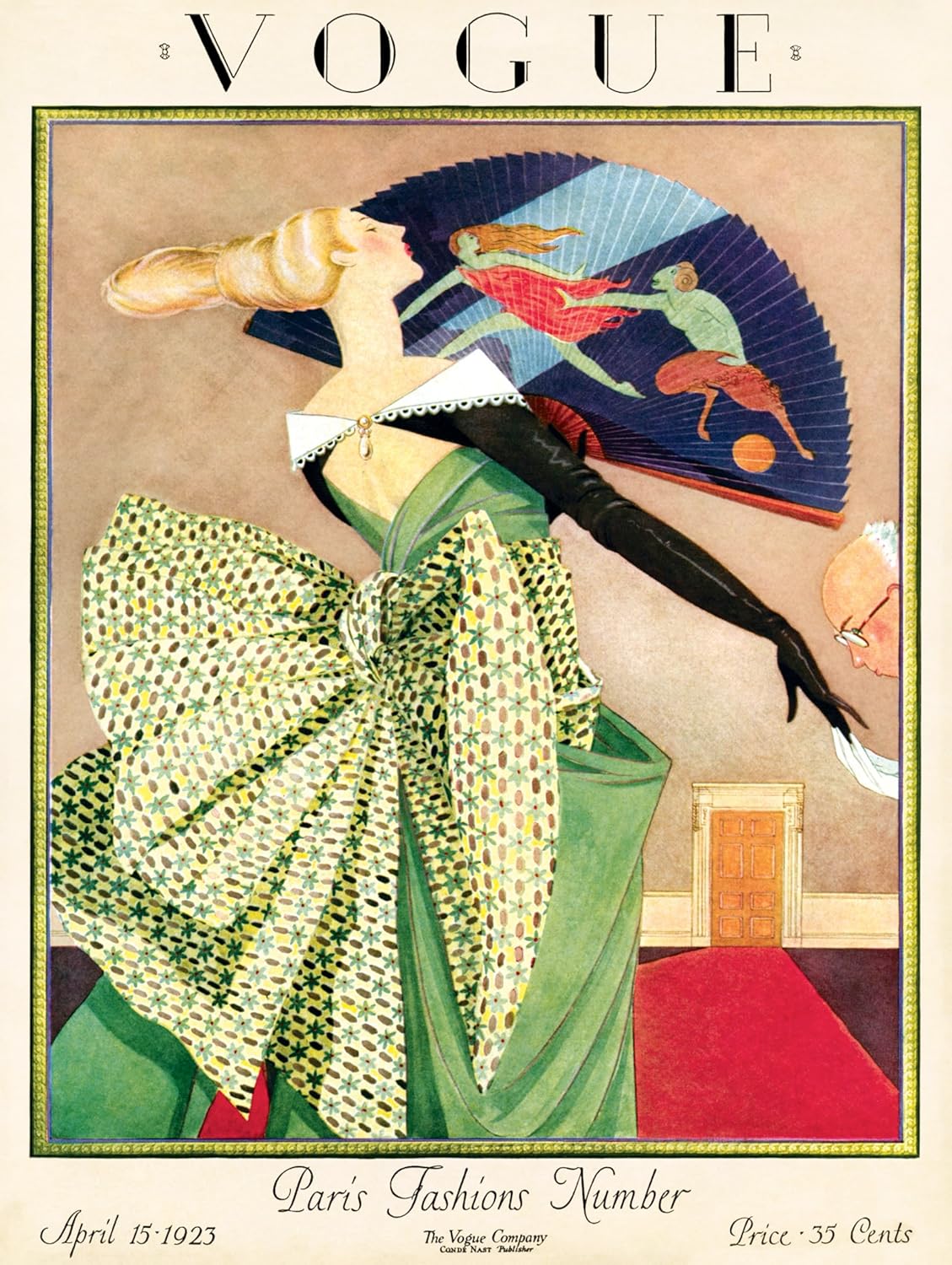 New York Puzzle Company - Vogue Magazine Beaus and Bows - 500 Piece Jigsaw Puzzle for Adults by George Wolfe Plank