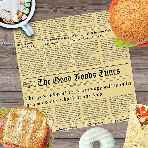 Miniatura 3 de 10 x 10 pulgadas, paquete de 200 unidades, papel de envoltura resistente a la grasa, papel de envoltura resistente a la grasa, papel de estraza para