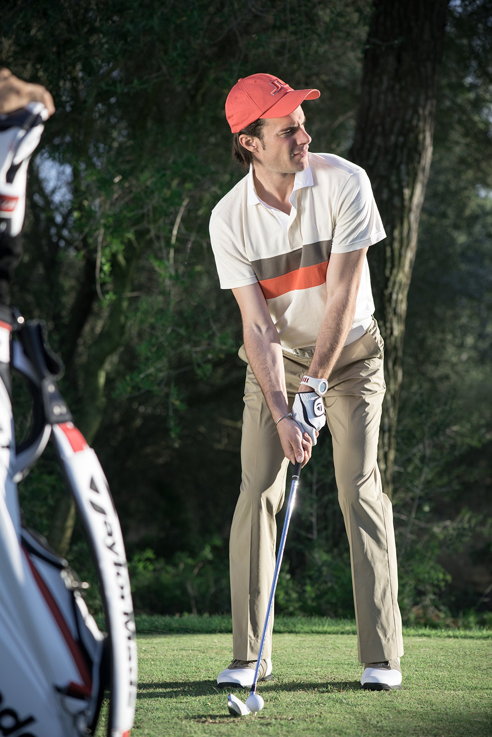 Garmin Approach S3 - Reloj con GPS para golf, color rojo / blanco