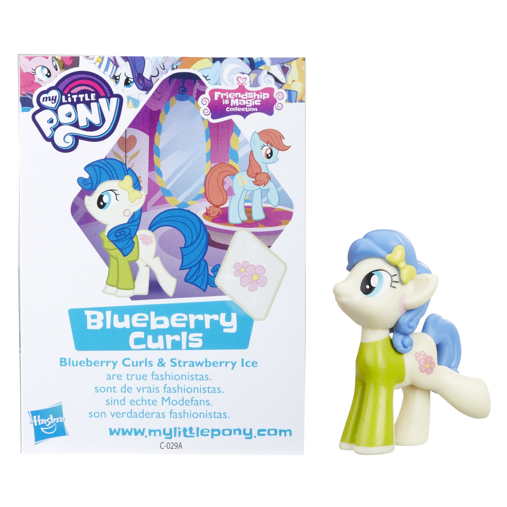 Figuras My Little Pony Hasbro - Pelo Real, Multicolor, Juguete Coleccionable Para Niños