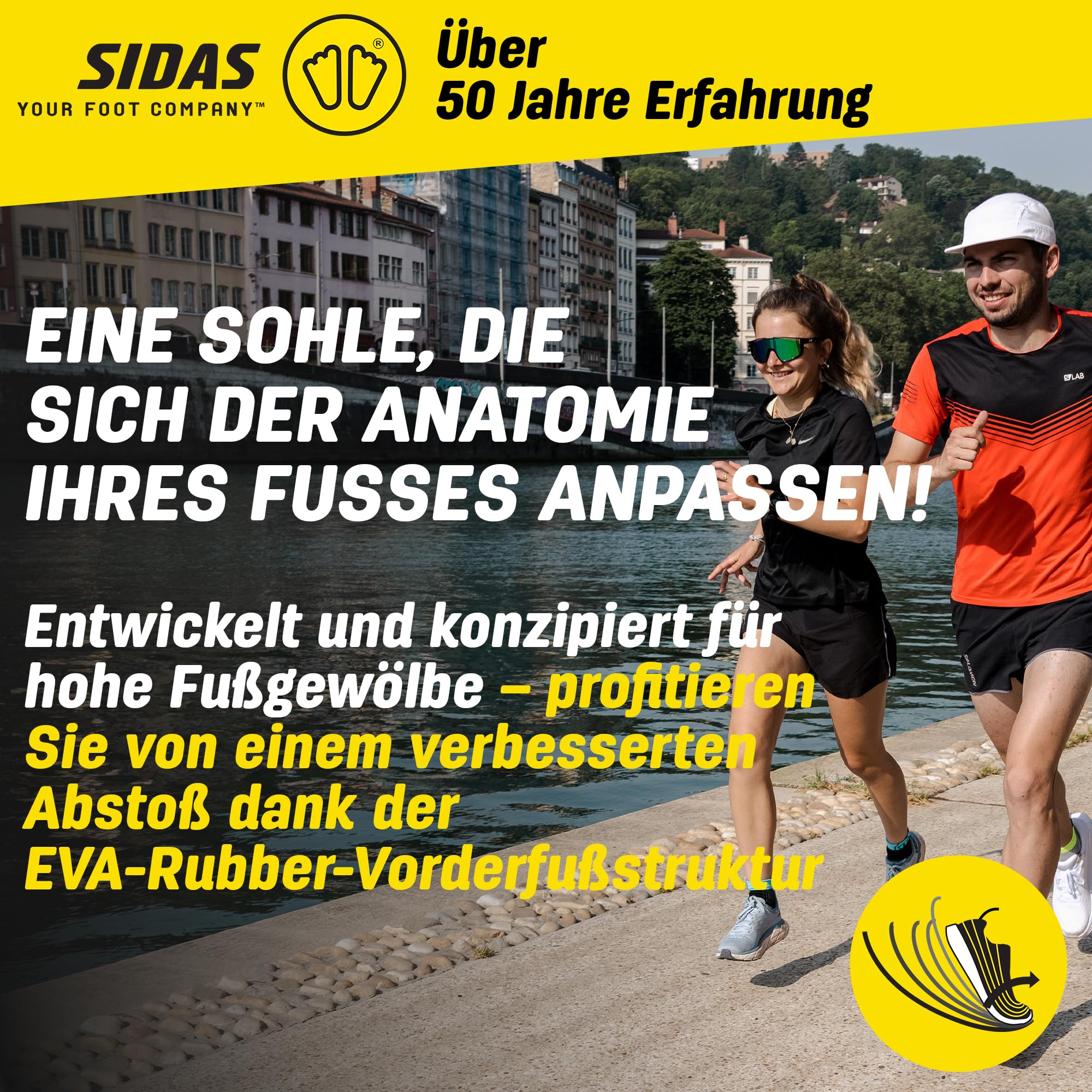 Sidas 3feet Activ' High Insoles
