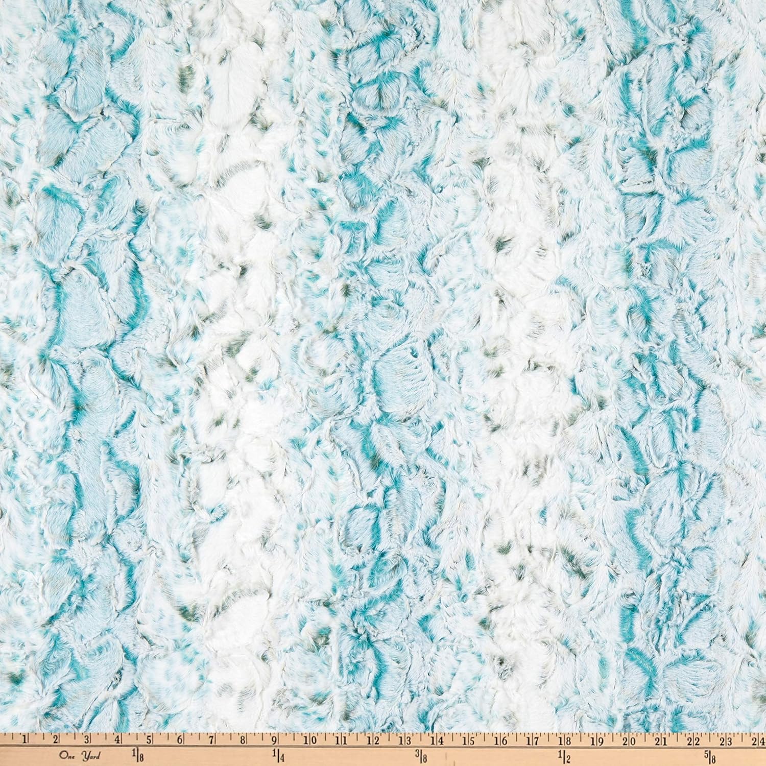 Shannon Minky Luxe Cuddle Snowy Owl Navy, Fabric by the Yard