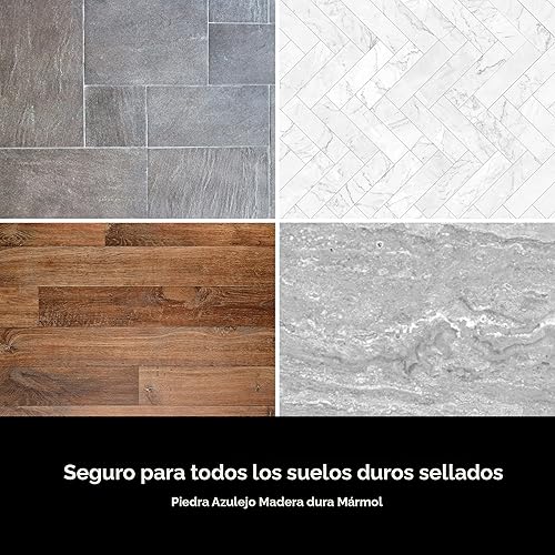 Miniatura 7 de Shark VACMOP - Trapeador de vacío inalámbrico para suelos duros, incluye 2 almohadillas VACMOP desechables y una solución VACMOP de 12 onzas, gris