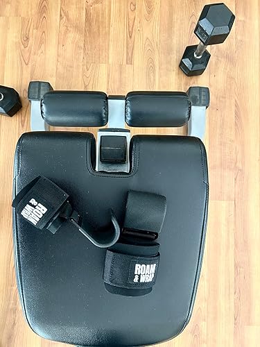 Miniatura 6 de Precio introductorio + Roam & Wrap de tiza líquida de 1.7 fl oz  Nuevos ganchos de levantamiento de pesas premium para hombres y mujeres (par)