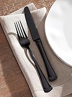 Vista 8 de Lenox 893677 Portola - Juego de cubiertos (20 piezas), color negro