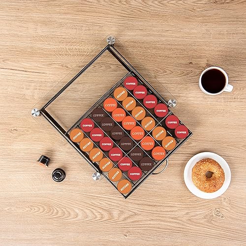 Miniatura 6 de Restpresso - Cajón para cápsulas de café de 14.4 x 12.3 x 2.8 pulgadas, 1 cajón de cápsulas de alta resistencia, capacidad para 36 cápsulas de