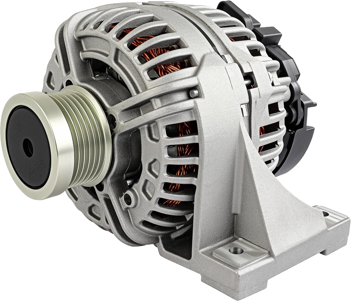 Alternador SCITOO 120A para Volvo S60 2001-2004 (2.3L) 2001-2005 (2.4L) | Se adapta a Volvo S60 2001-2005, Volvo S80 2004-2005 - 12V 120A CCW SC6 Clase de polea - 24028, nuevo alternador de alto rendimiento