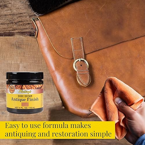 Miniatura 3 de fiebing de acabado antiguo 4 onza Café Oscuro