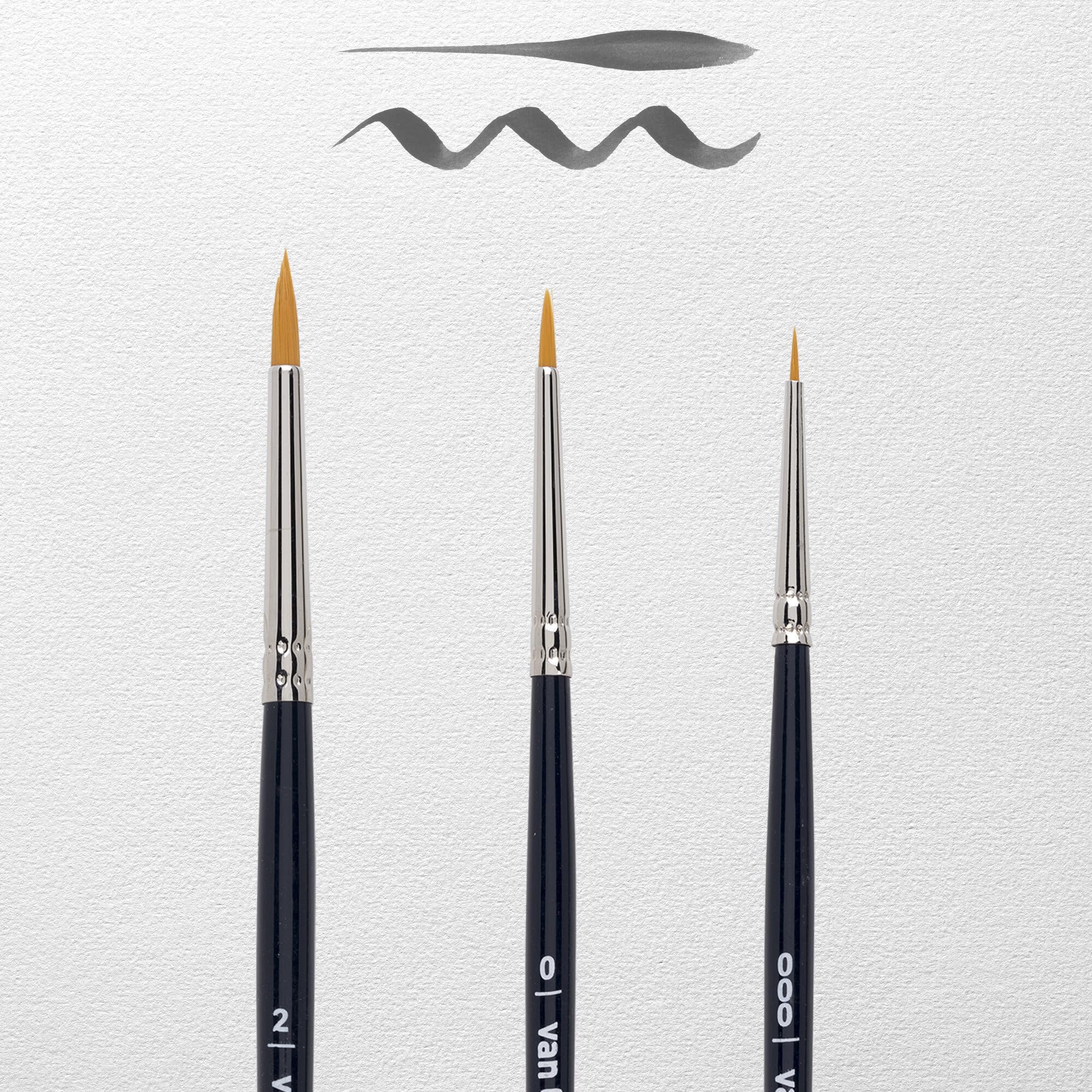 Van Gogh Black Royal Talens Watercolour Brush Set
