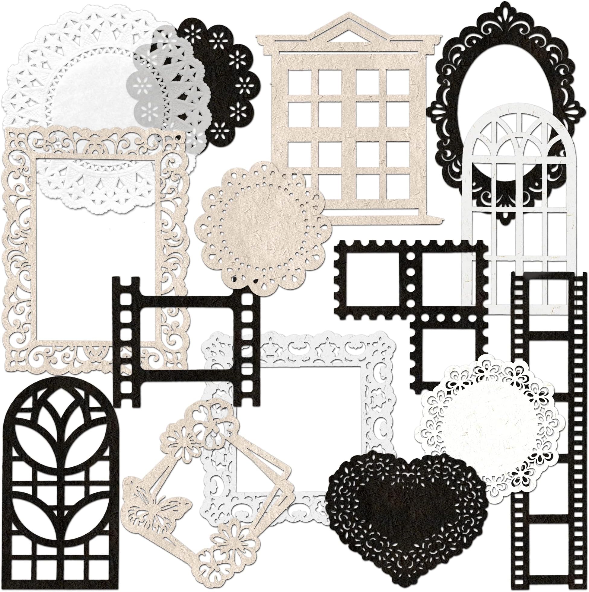 4 Packs Decorative Paper Silence