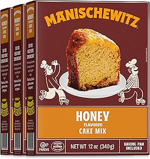 Manischewitz Honey Cake Mix 12oz (3 Pack) Baking Pan Included, Easy To Bake