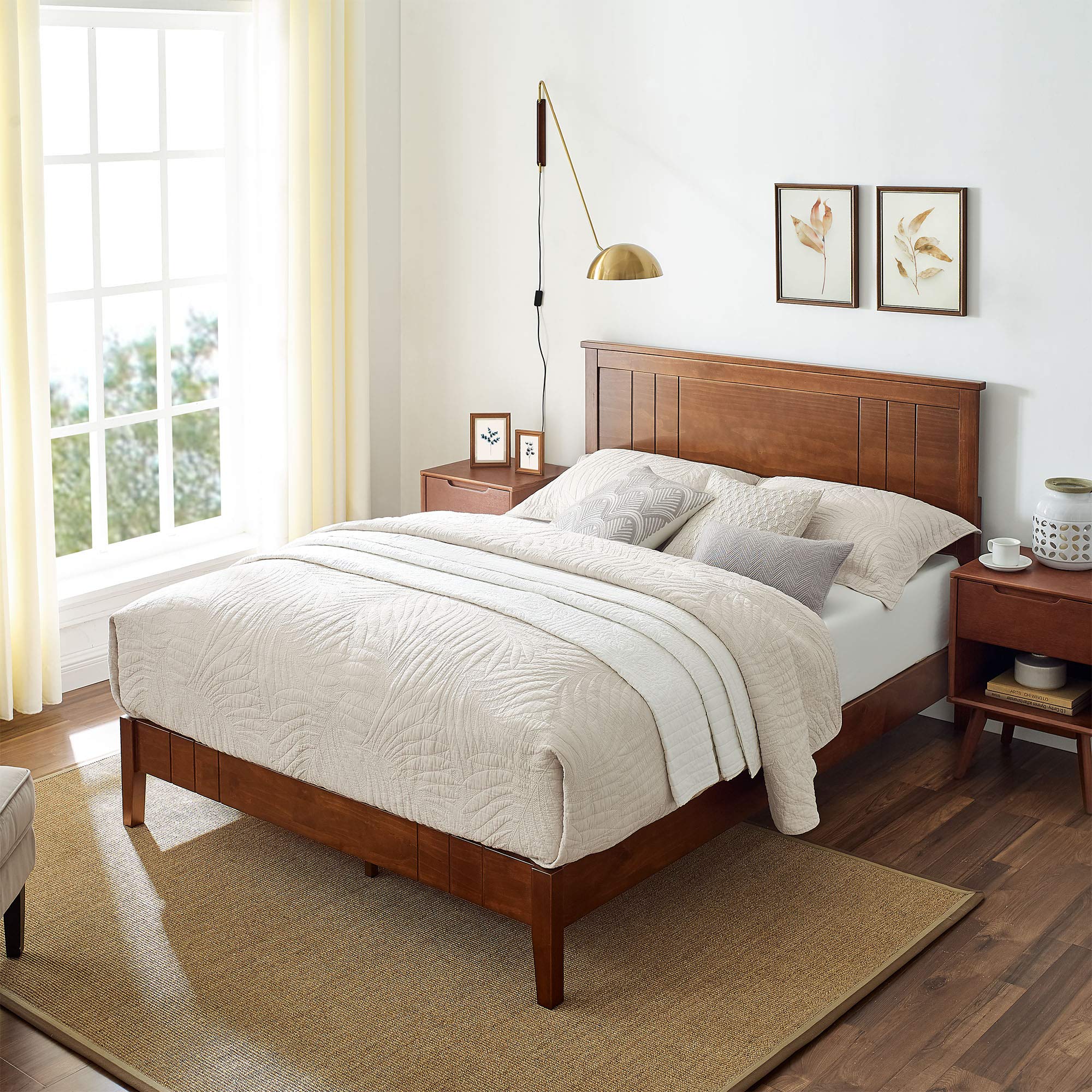 Amazon｜MUSEHOMEINC ミッドセンチュリーモダンソリッド木製