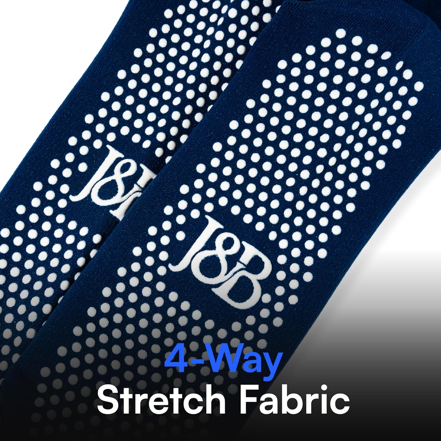 Joe & Bella Compressions Socks Big-Grip No-Slip Compression Socks For Women & Men - 15-20mmhg Non Slip (3 pack)