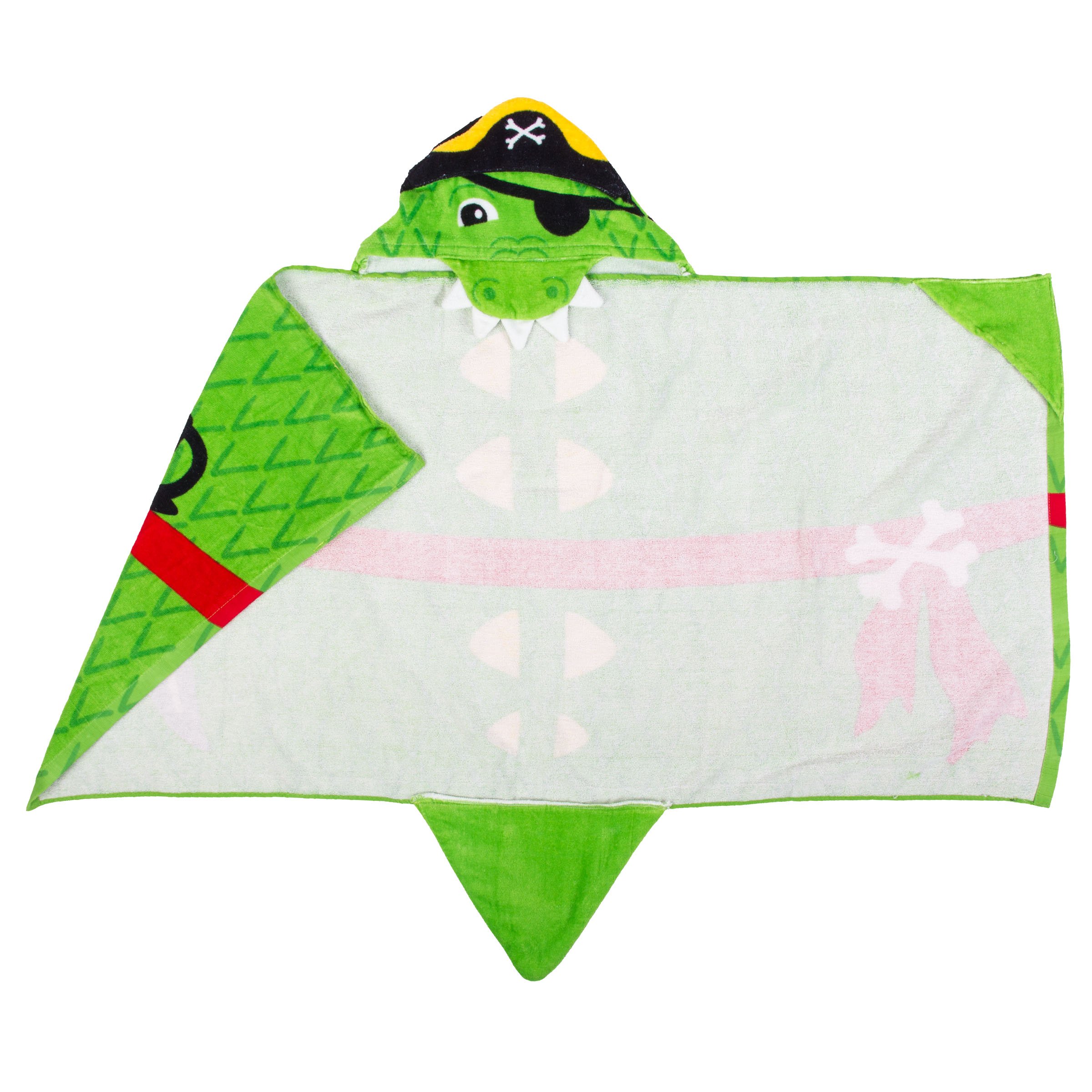 Stephen Joseph Kapuzenhandtuch Alligator/Pirat