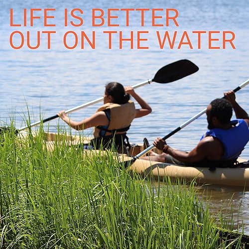 Miniatura 6 de BKC UH-KC271 Carrito de dos ruedas para kayaks, tablas de remo de pie, canoas - Fácil transporte por tierra en el lago, playa o embalse