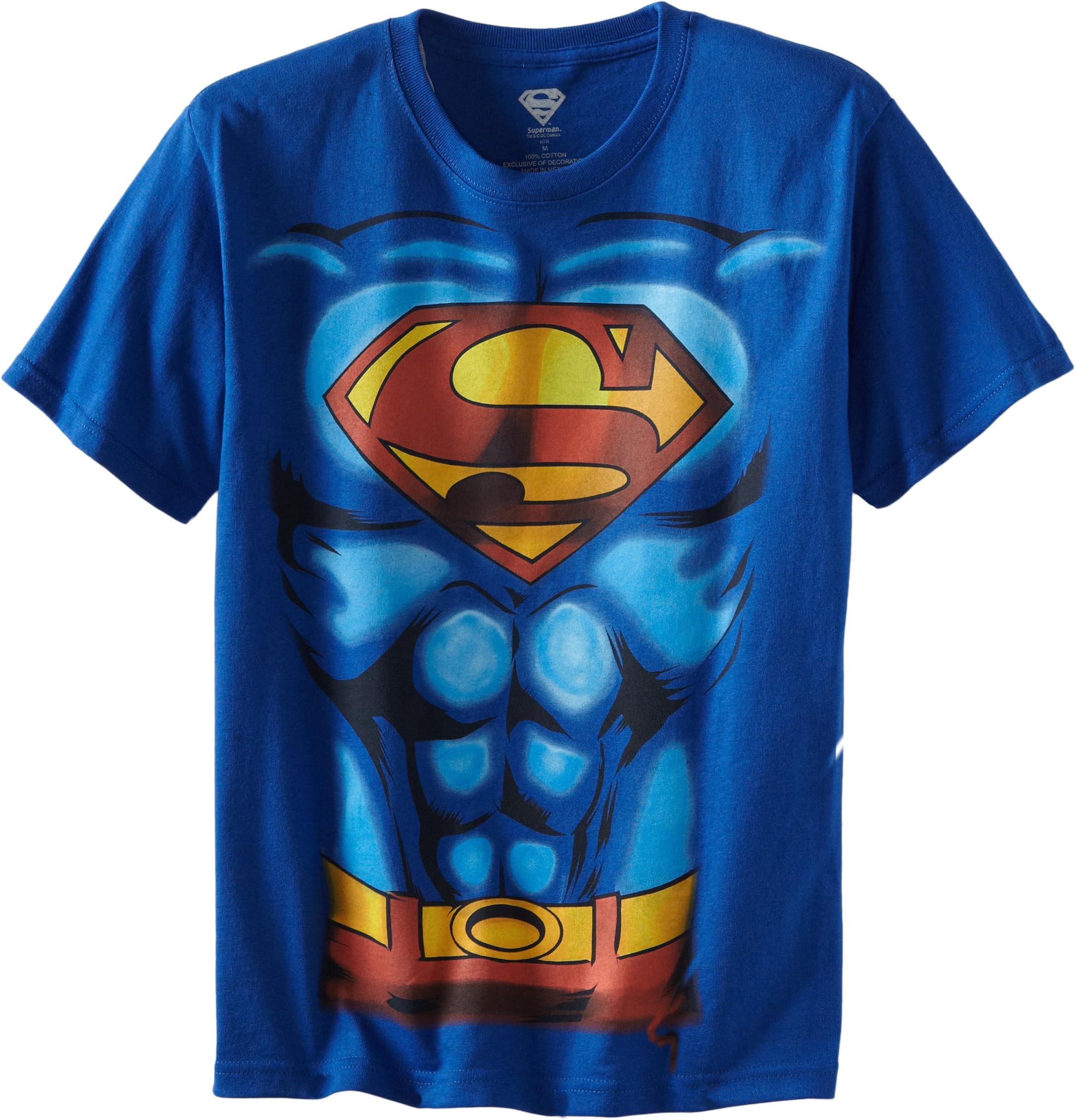 DC Comics Boys' Superman Costume T-Shirt M
