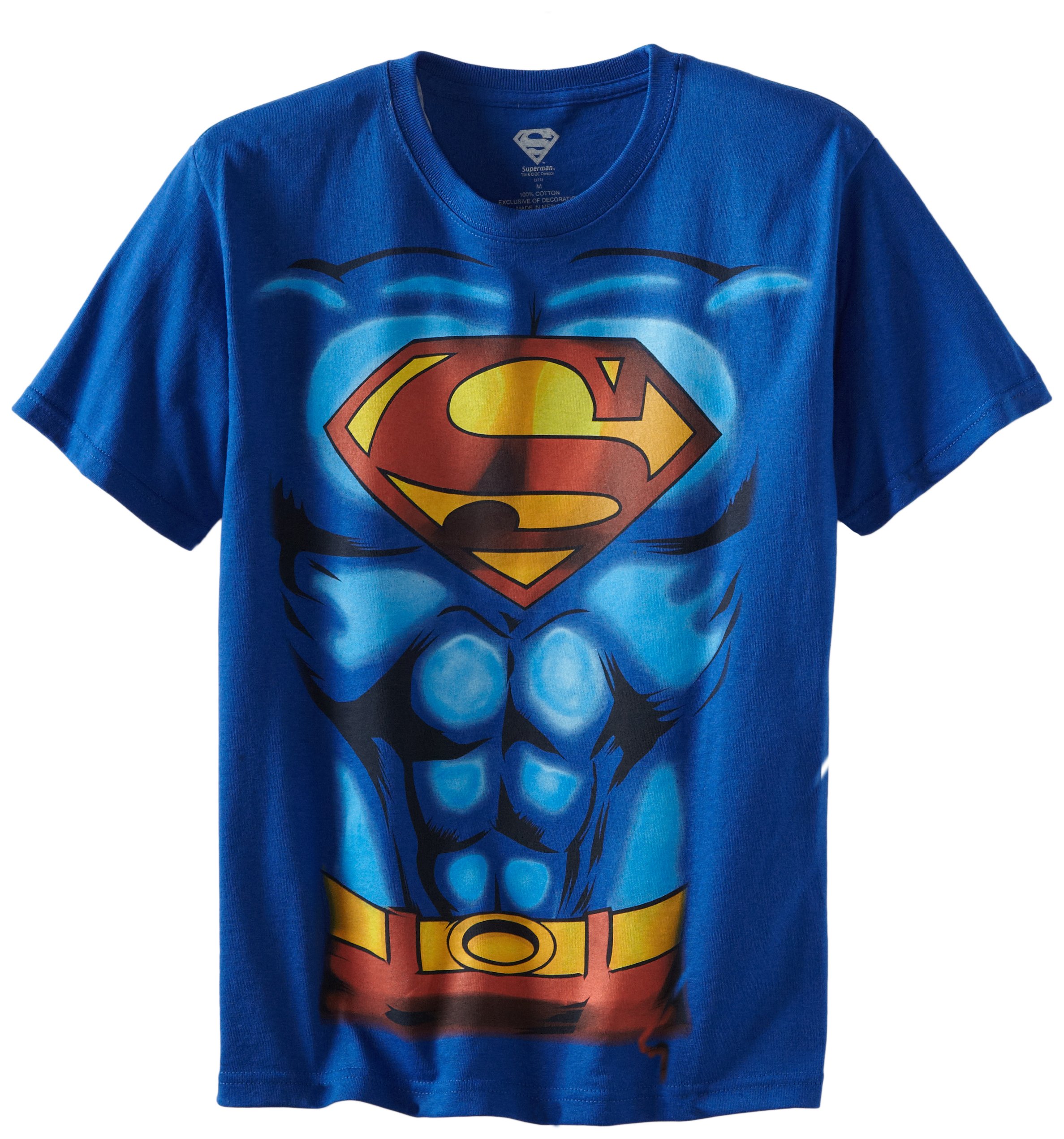 DC Comics Boys' Superman Costume T-Shirt M