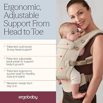 Ergobaby Adapt Baby Carrier for Newborns to Toddlers 0-48 Months
