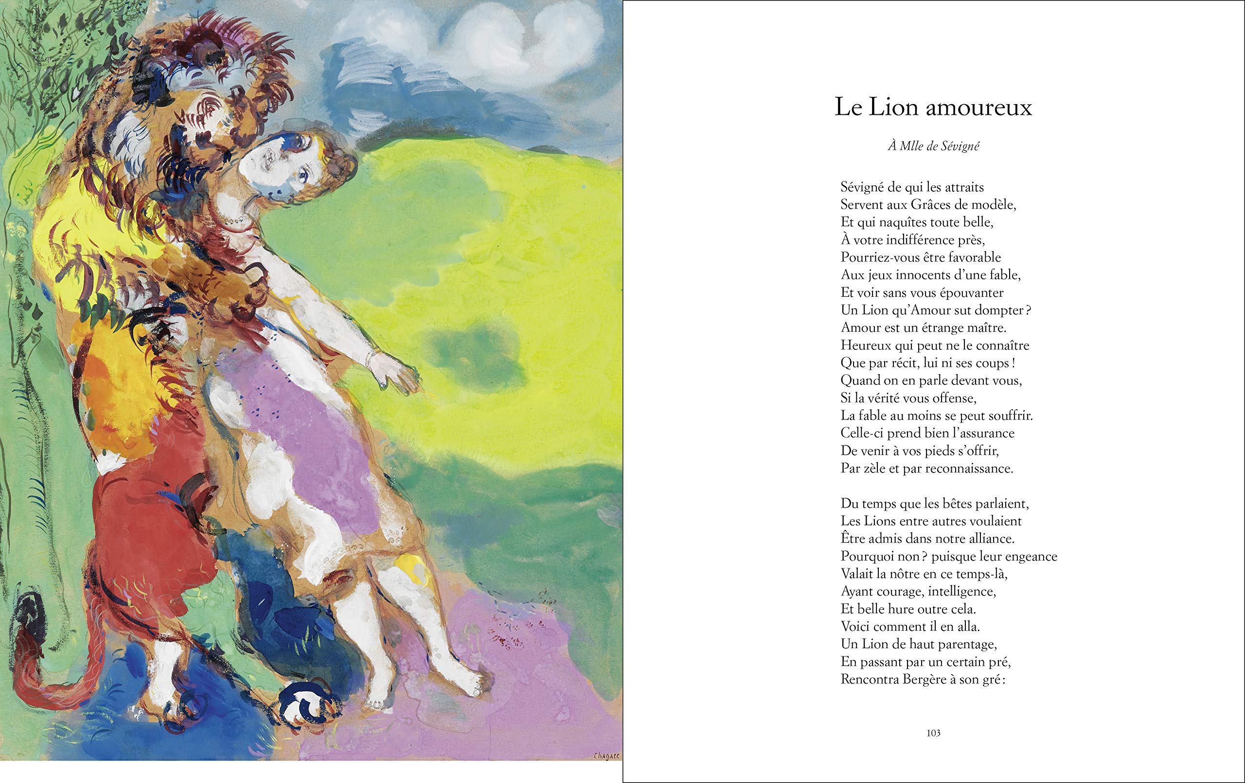Les Fables de La Fontaine illustrées par Chagall (Coffret)