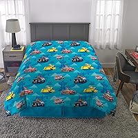 Vista 93 de Franco Ropa de cama para niños, edredón de microfibra suave, tamaño matrimonial, PJ Masks Paw Patrol Girls