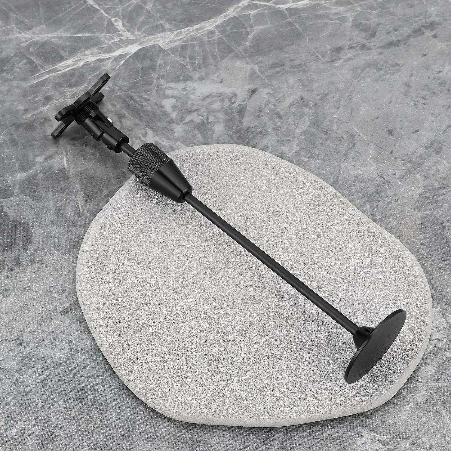 Create idea Black GPS Antenna Mount Aluminum Alloy Folding Mast Mount Compatible with DJI Naza Pixhawk Drone