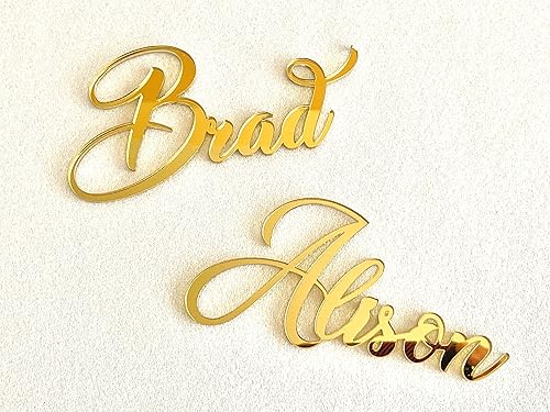 Miniatura 4 de Dije de bautizo personalizado con nombre y cruz para bautismo, 1 comunión con espejo, decoración acrílica para tartas, Dios bendiga, tamaños