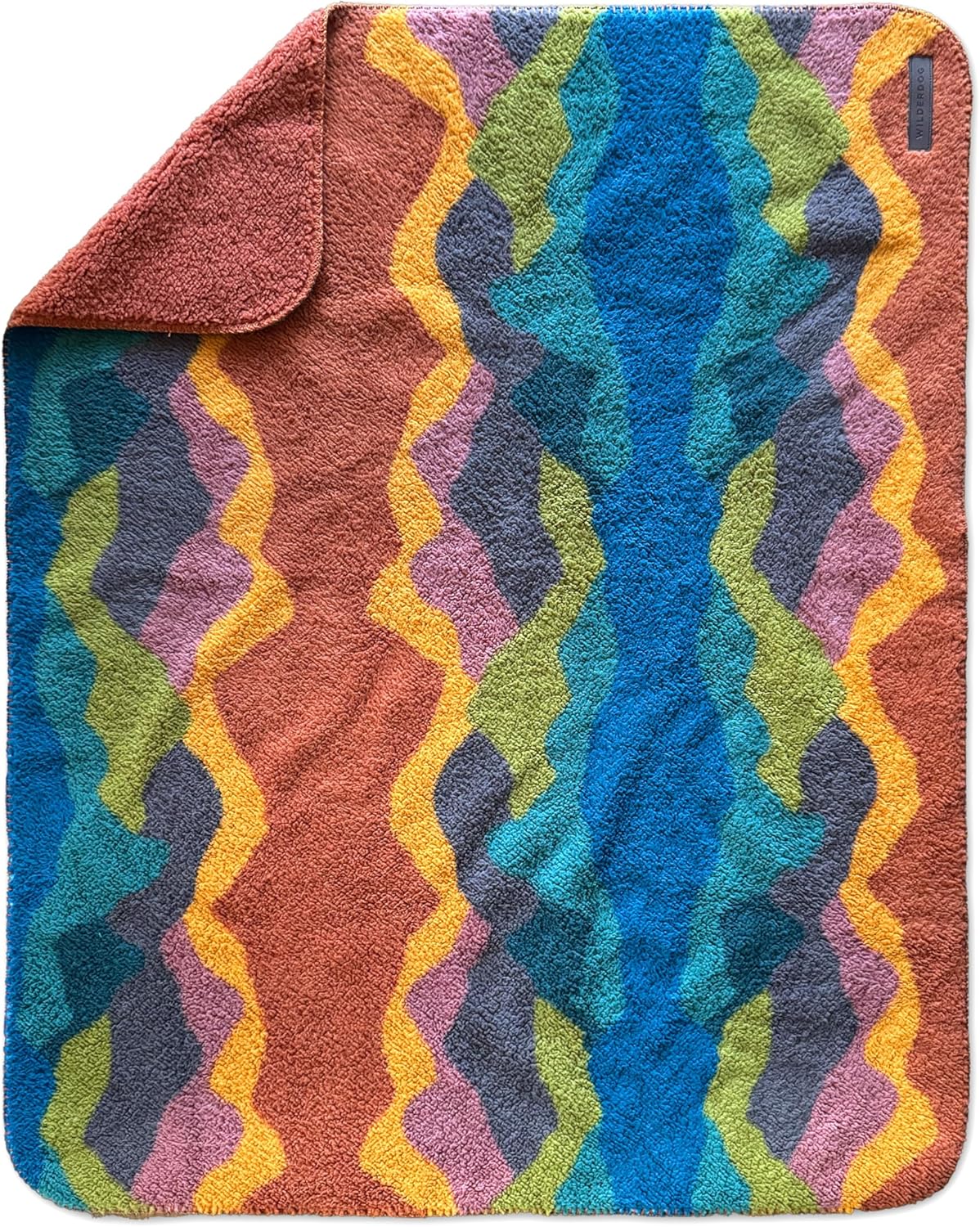 Wilderdog Sherpa Fleece Waterproof Dog Blanket - 60" x 90" - Cream