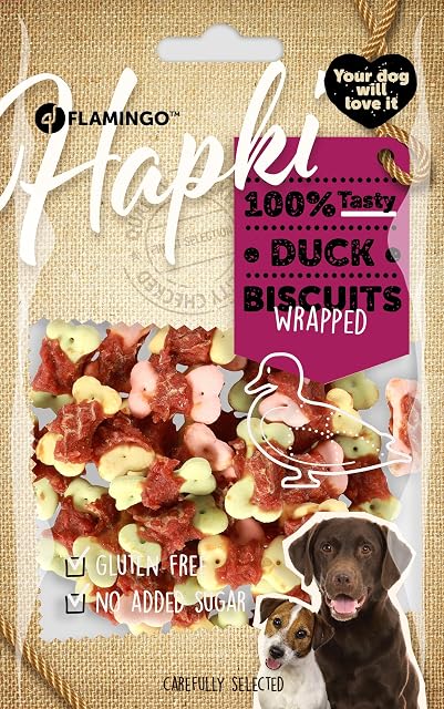 Flamingo HAPKI Galletas PEQUEÑOS con Pato 85GR