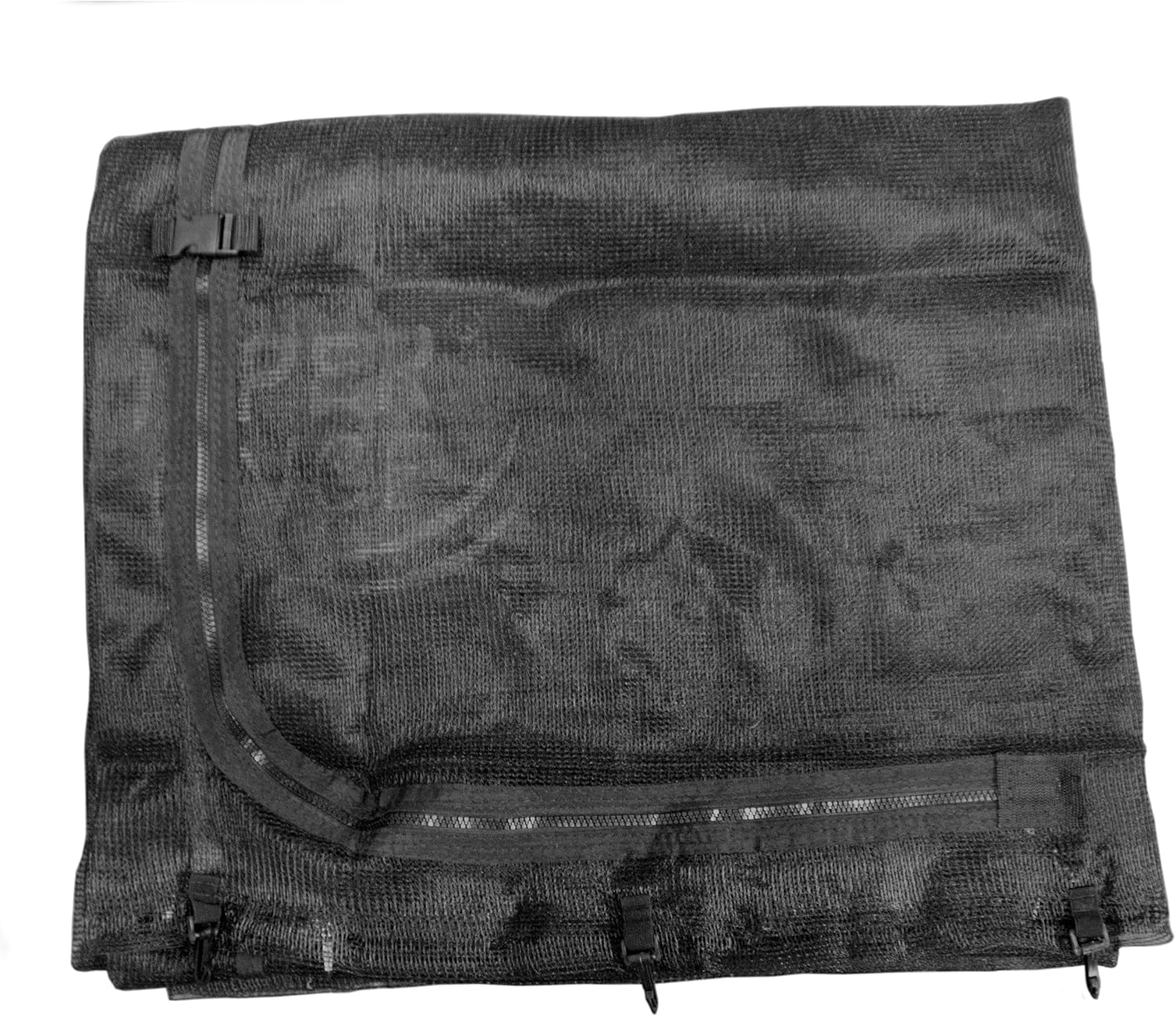Upper Bounce Machrus Trampoline Replacement Net, Fits for ONLY 10x17' Rectangle Frames, Using 10 Curved Poles with Top Ring Enclosure System - Installs Inside of Frame - NET ONLY