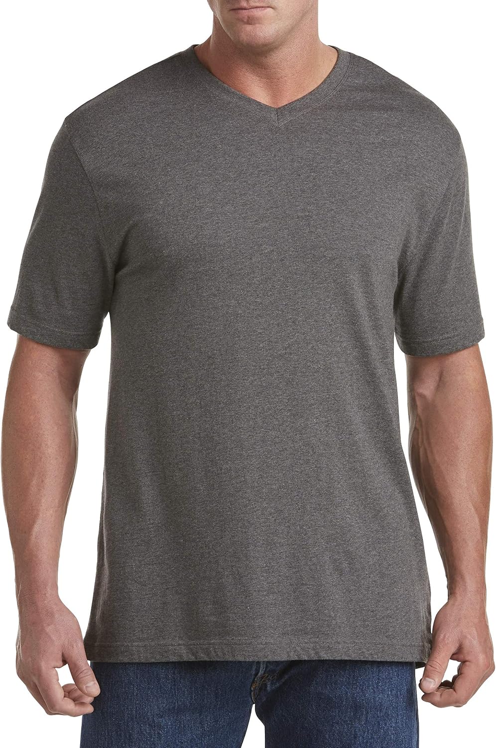 DXL Big and Tall Wicking V-Neck 