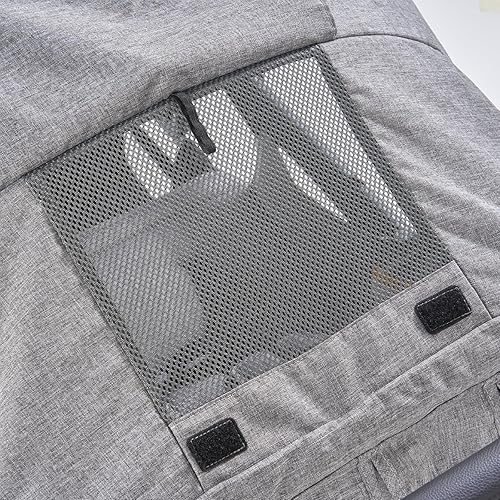 Miniatura 6 de Familidoo H4E - Cochecito cuádruple para niños, cochecito de bebé de 4 plazas con arnés de seguridad de 5 puntos, ligero y plegable con todos los