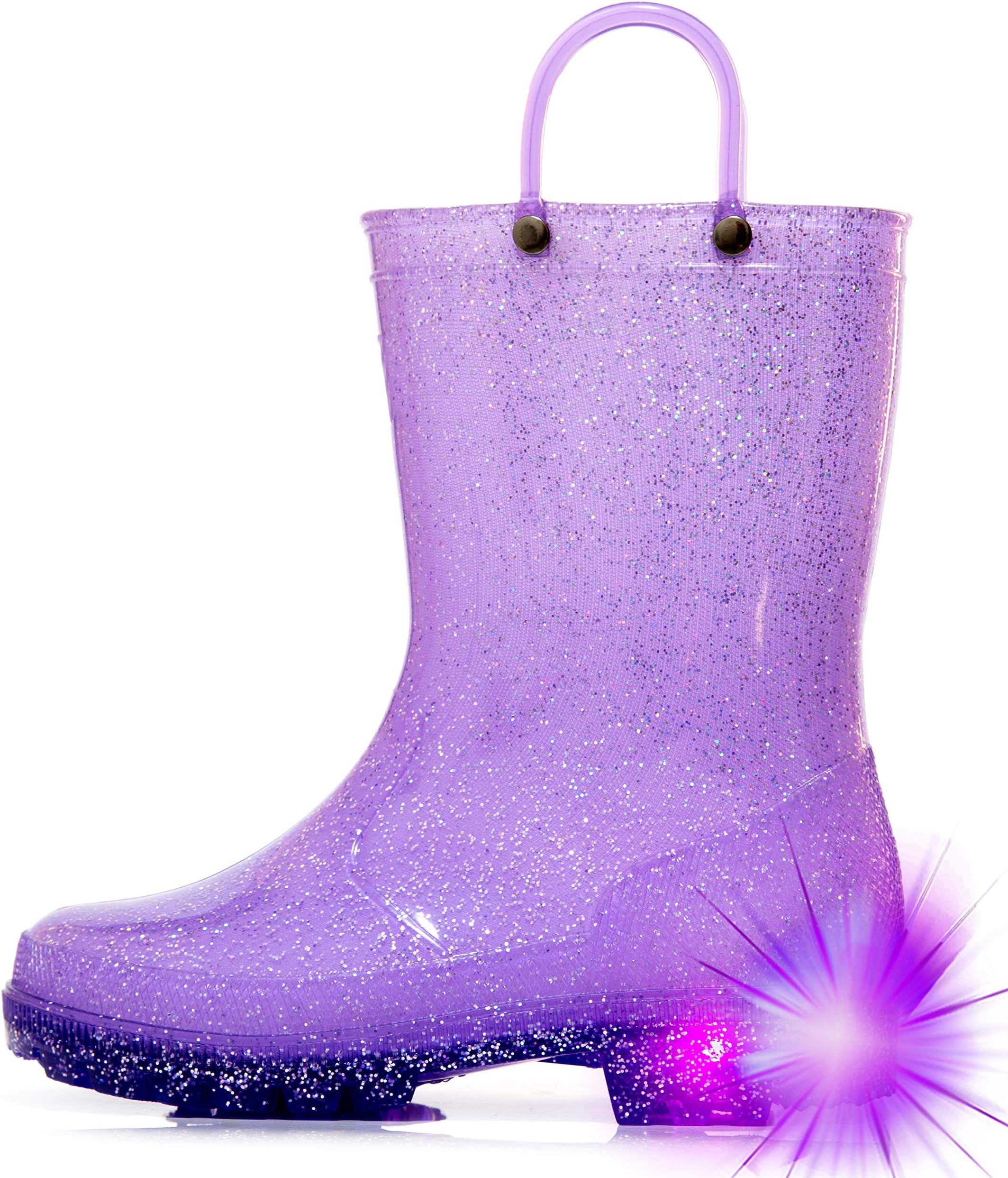 Light Up Rain Boots for Little Kids