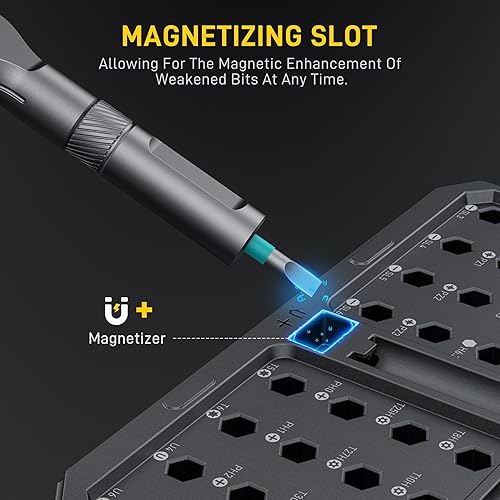 Miniatura 4 de Destornillador magnético 42 en 1, juego de destornilladores, juego de destornilladores de trinquete con estuche de almacenamiento, kit de