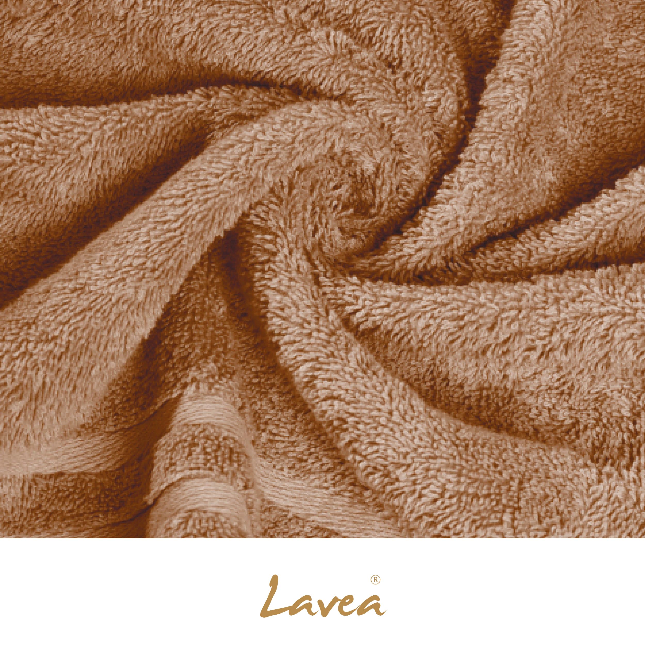 Lavea® Lot de 2 Serviettes de Bain 80x200 cm 100% Coton Douces et Absorbantes – Parfaites comme Serviettes de Bain Grande Taille, Draps de Bain ou Serviettes de Toilette – Cappuccino